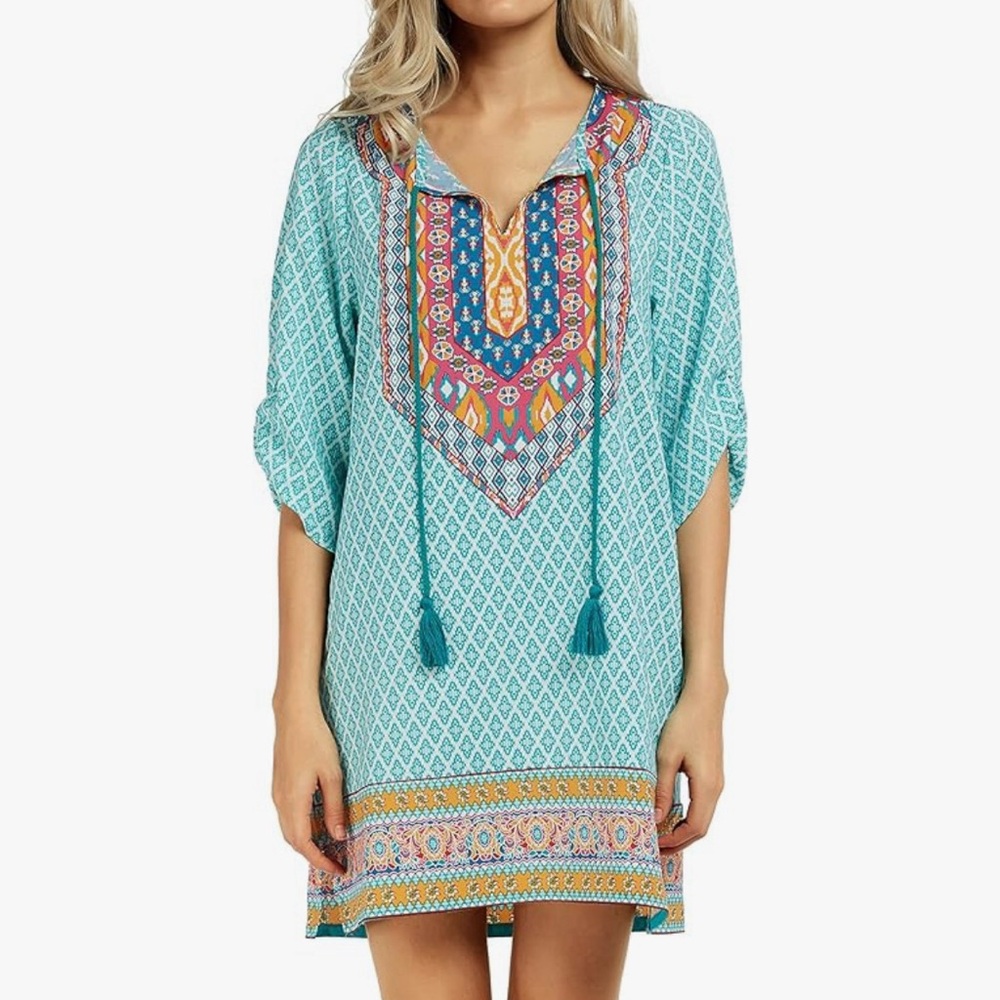 Urban Coco Boho Shift Dress Cover Up